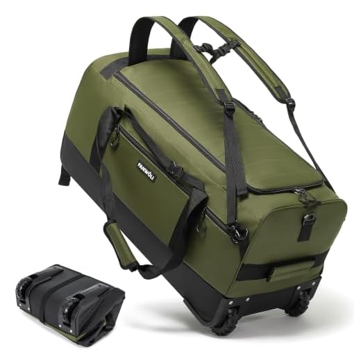 Fanwoli 100L Rolling Duffel Bag With Wheels