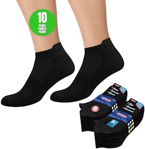 SOXCO 10 Paar Sneaker Socken Herren 43-46 Damen 35-38 39-42 Sportsocken Kurze socken