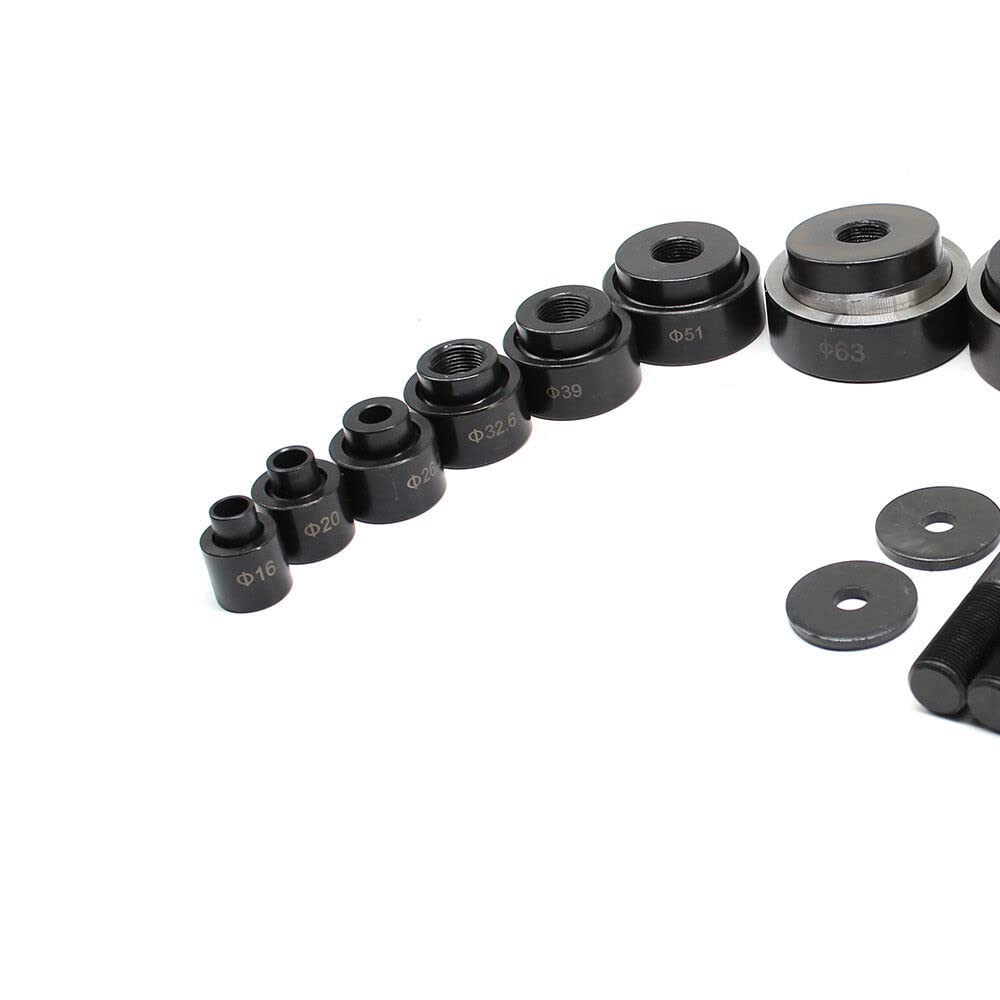 Hydrauliczny dziurkacz do blachy, wykrojnik 16-101 mm, cylinder pompa hydrauliczna, zestaw 15T, narzędzia hydrauliczne, narzędzie do wykrawania