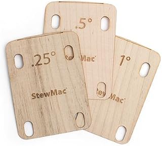 Stewmac Shaped Neck Shims for Guitar ３種１セット（ネック・シム ギター用） [並行輸入品]