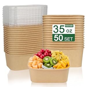 Hokimder 50 Stück Take Out Boxen