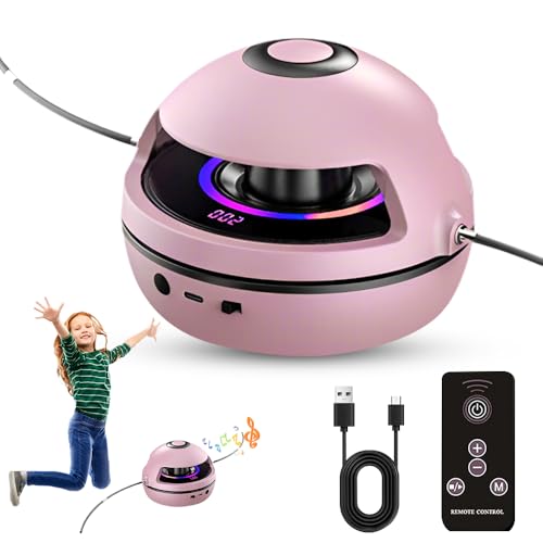 Corde à sauter électronique rose sans fil pour entraînement à la maison adultes et enfants