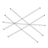 DOITOOL 5 Stück Federn Ersatzset für Brad Nagler aus Kohlenstoffstahl Robuste Metallfedern zur Wiederherstellung der Nagler Präzision und Leistung im Heimwerkerbereich