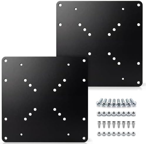 Moxweyeni 2 Pack TV and Monitor Mount Adapter Plate, Converts 75x...