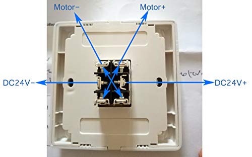 Homesupplier Wall Switch for Automatic Electric Window Opener, Window Automation System 24V DC