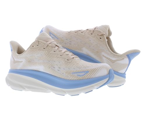 HOKA HOKA Clifton 9 Womens Shoes Size 9.5, Color: Oak/Alabaster