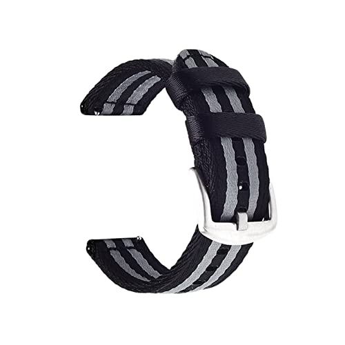 Bracelet de montre de remplacement nylon à dégagement rapide 18mm 22mm