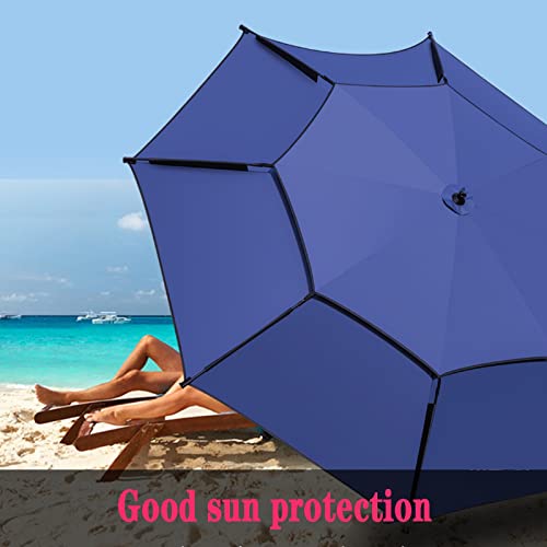 CLSDRZC parasol de jardín y playa con ventilación y funda 3