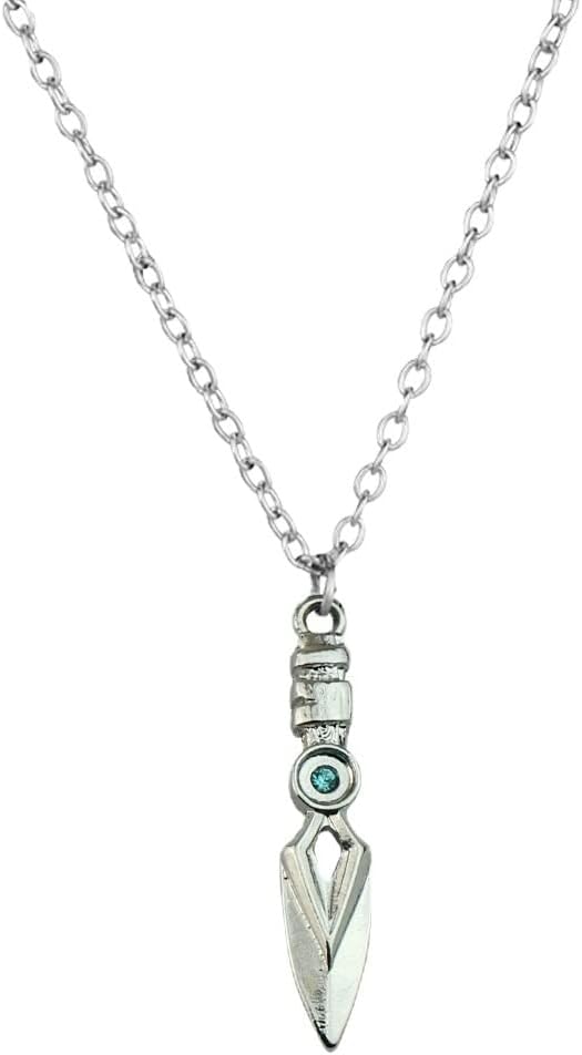 Game Jett Cosplay Necklace Ring Unisex Blade Storm Pendant Choker Fashion Jewelry Costume Props Toy Gifts (Necklace)