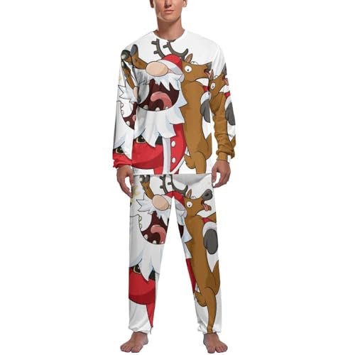 Vêtements De Nuit Homme Père Noël aux finitions soignées pour l'hiver