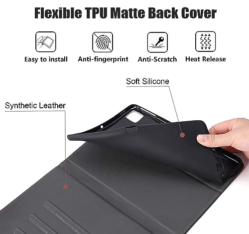 Protection iPad Pro 11 M4 cuir PU premium et finitions soignées style renard