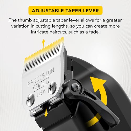 Wahl Haarschneider für Männer mit selbstschärfenden Präzisionsklingen, Elite Pro Head Shaver, Herrenhaarschneider, Secure Fit Premium Schneidkämme, Profi-Friseure, kabelgebunden
