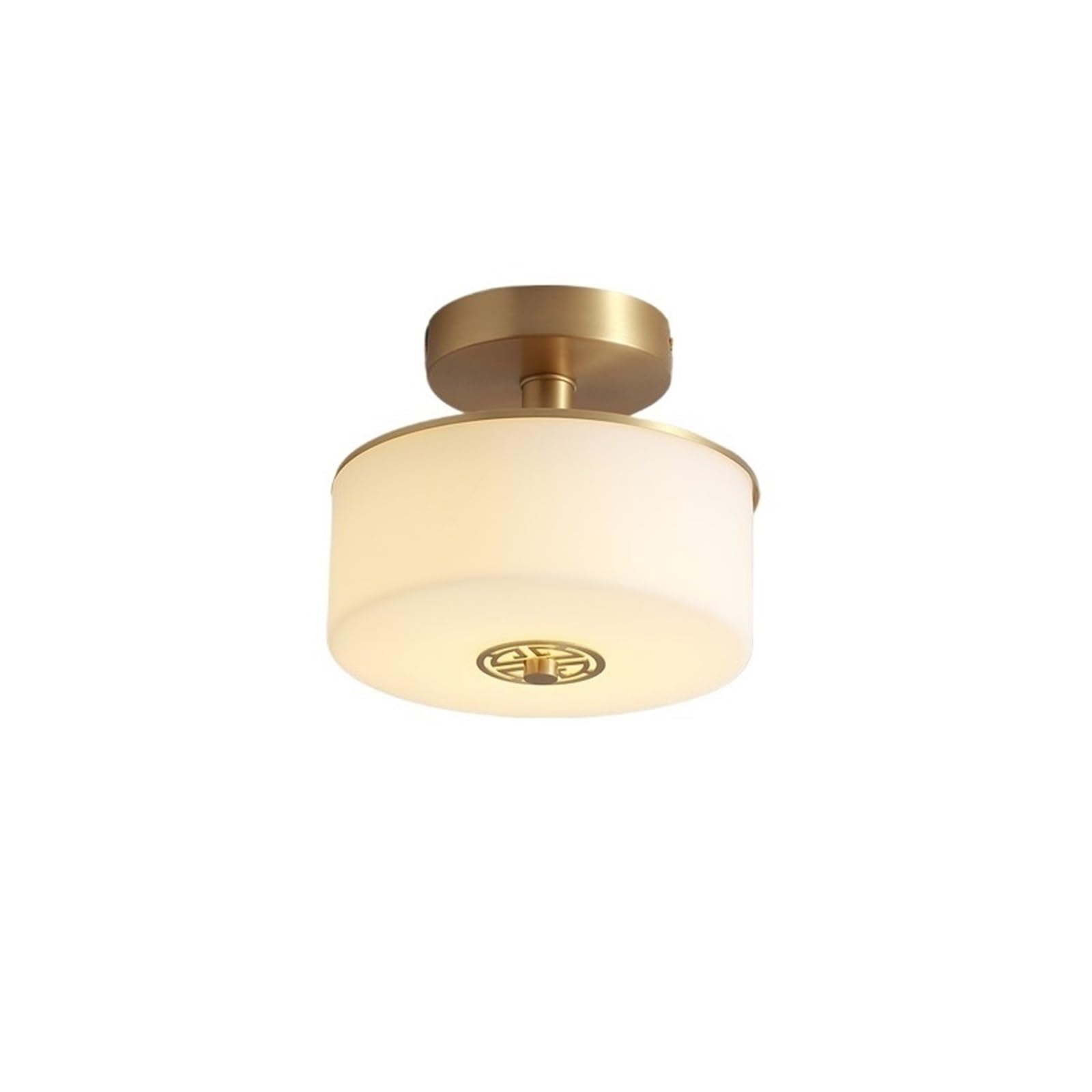 gC3sJ7wn6b Ceiling Lights for Bedroom Balcony Entrance Corridor Marble Lamp Simple Modern Round Copper Ceiling