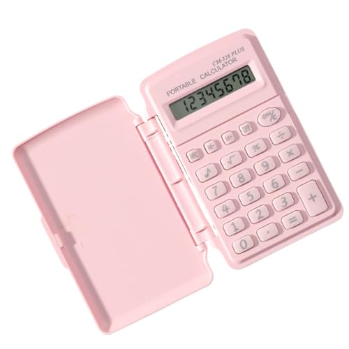 Calculadora pequeña de mano que evita errores táctiles en contabilidad
