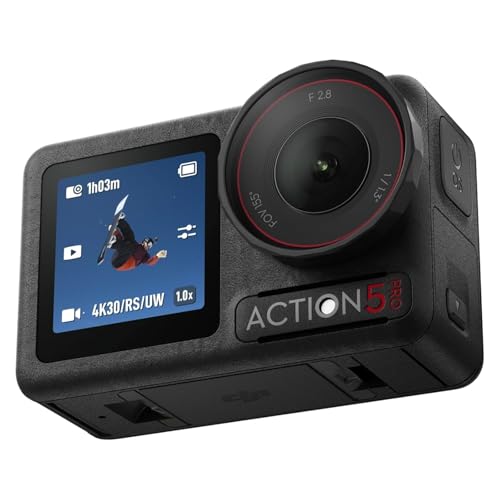 Image of DJ I Osmo Action 5 Pro Standard Combo 4K 120fps Waterproof Action Camera 1 /1.3 Inch Sensor Dual OLED Touchscreen Stabilization Subject Tracking for Sports Vlogging Travel