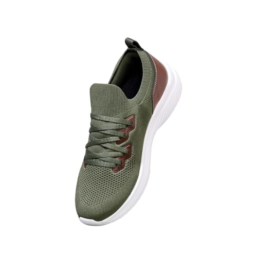 Image of Neeman's Ease Walk Snug Sneakers for Men | Breathable Knit, Stretchable Fit & Cushioned Comfort for Everyday Walking