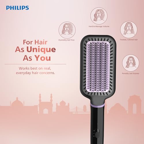 Philips Hair Straightener Brush BHH880 - Image 4
