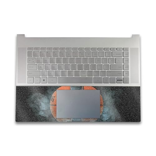 Image of Glossy Glitter Gaming Skin Compatible with HP Envy x360 16 inch (2023) - Basketball Orb - Premium 3M Vinyl Protective Wrap Decal Cover - Easy to Apply | Crafted in The USA by MightySkins