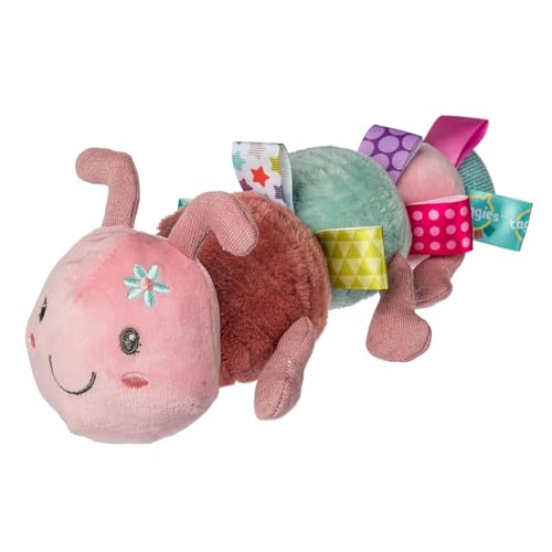 Image of Taggies Stuffed Animal Soft Toy with Sensory Tags, 10-Inches, Camilla Caterpillar