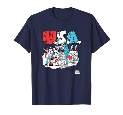 Schoolhouse Rock USA Celebration at The Capital Retro TV T-Shirt