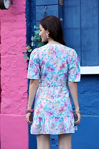Image of Leriya Fashion Western Dresses for Women |A-Line Knee-Length Dress | Indo Western Dress for Women| Short Dress