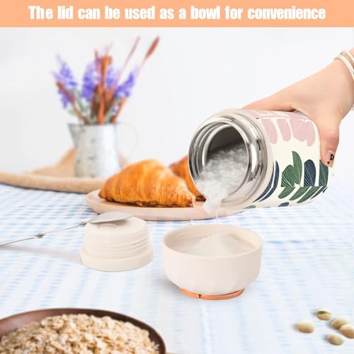 Tarro de comida de acero inoxidable de 500 ml libre de BPA para almuerzo de adultos 7