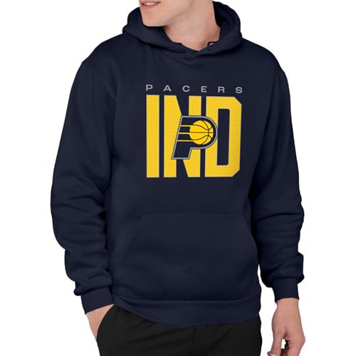 Junk Food NBA - Indiana Pacers City Mesh Adult Hoodie Navy