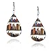 Acrylic Book Earrings for Teachers, Teardrop Bookcase Dangle Earrings for Women Grils Book Lover, Bookshelves Earrings Christmas Valentine's Day Jewelry Gift