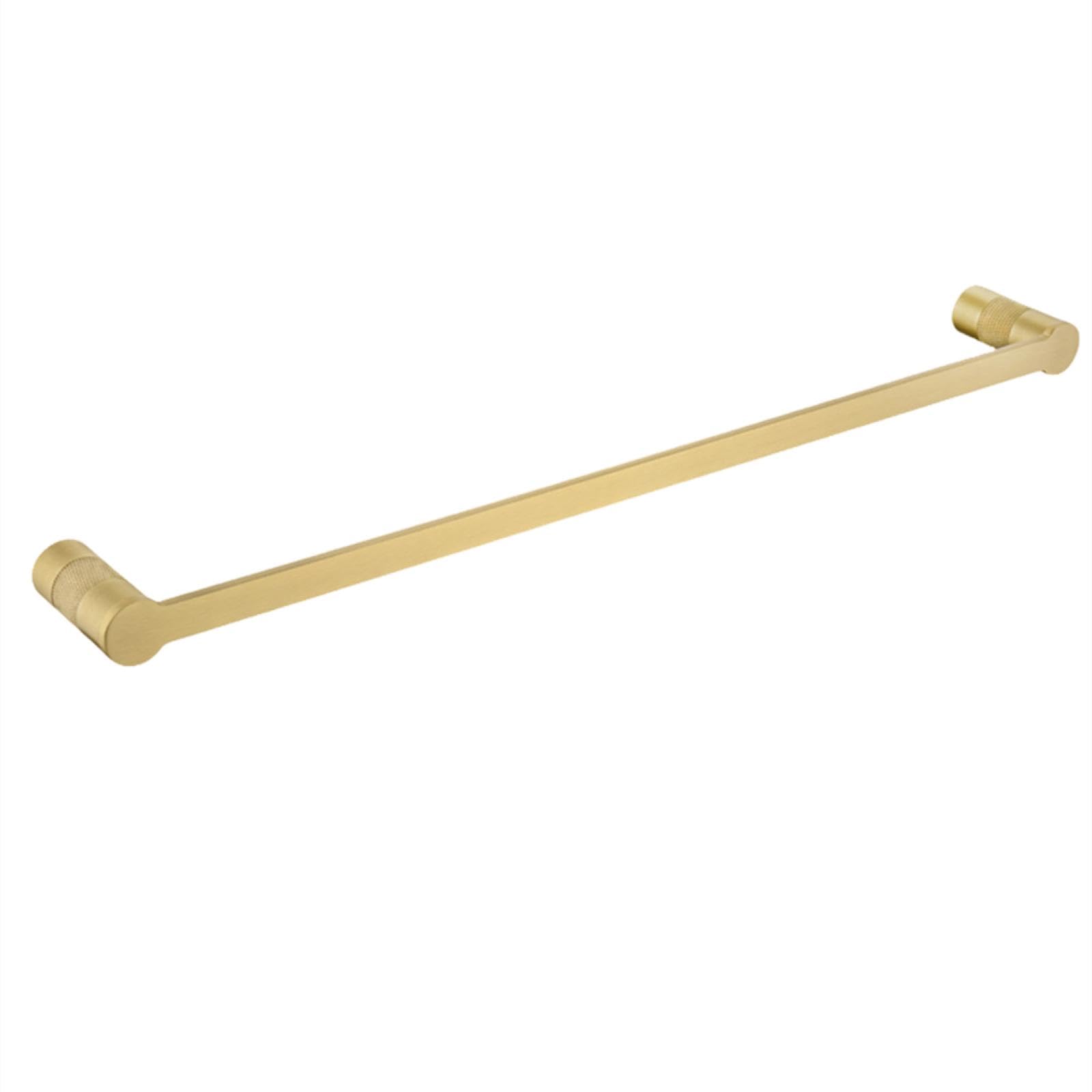 Barre porte-serviettes simple en laiton brossé haut de gamme