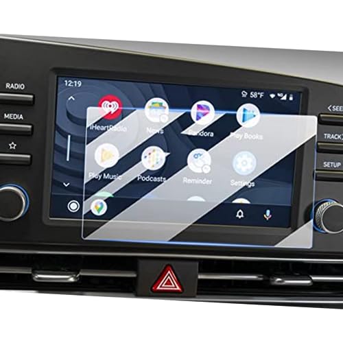 Verre Trempé Hyundai Elantra 2021+ Haute Transparence Anti-Rayures pour Écran Central GPS