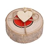 Valentine's Day Birch Wooden Tea Light Candle Holder Scented Log Candle Tealight Holders Wedding Suc