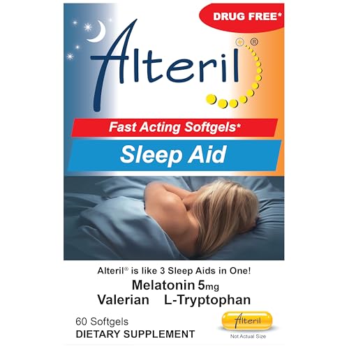 Alteril Natural Sleep Aid Soft Gel 60ct