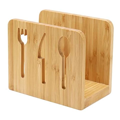 TSQZE Serviettenhalter Serviettenständer Aus Holz Cover