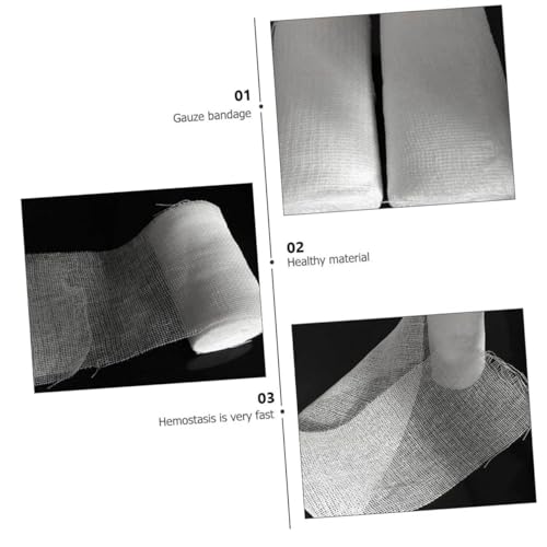 Outanaya 10 piezas Rollos de Gasa de Compresión Desechables 8x600cm Venda Conformable para Primeros Auxilios y Lesiones Deportivas miniatura 4