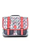 Cartable Scolaire 35cm Caméléon Vintage Fantaisy avec 2 Compartiments - Idéal pour l'école Primaire et la rentrée Scolaire en CP pour Fille et garçon