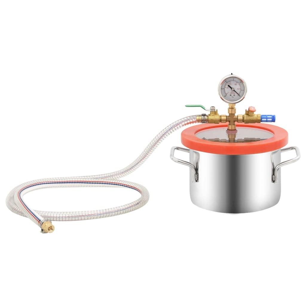 Generico Camera a Vuoto in Acciaio Inox 3,7 L,Commercio e Industria,Scienza e Laboratorio,Strumenti da Laboratorio,Macchine per Il Ghiaccio secco-152091