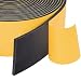 Neoprene Weather Stripping 2" W X 1/8" T, Self Adhesive Foam Rubber Seal Strip Tape, 16 Ft Length