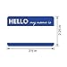 Cualfec 300Pcs Hello My Name is Stickers Colorful Name Badge Stickers 3.5 x 2.25 inches - 6 Color per Sheet (50 Sheets)