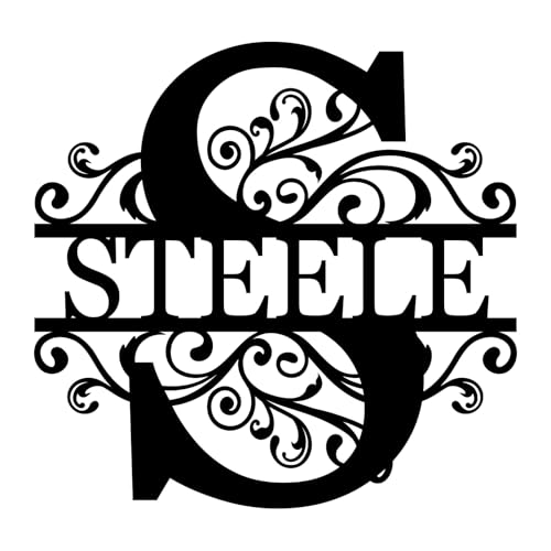 Custom Metal Name Sign | Metal Wall Art | Split