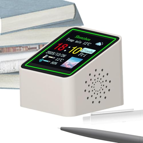 Reloj digital del tiempo con pantalla pequeña compacta y sensor de humedad de alta precisión 2