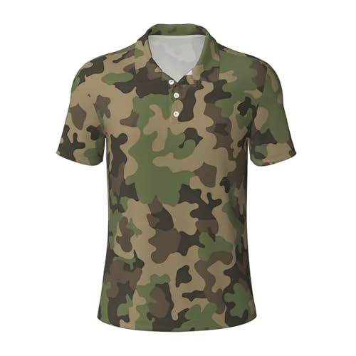 Chemise à manches courtes verte du bureau aux sports de plein air