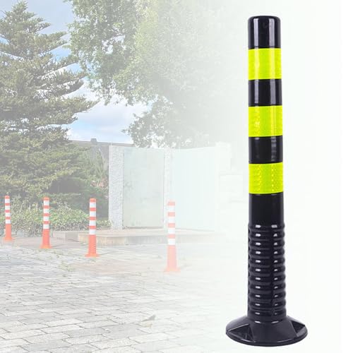 Borne de sécurité routière flexible et poteau de signalisation réfléchissant