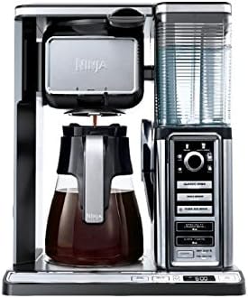 Ninja CF090CO Glass Carafe Coffee Maker 50 Ounce, Black(Renewed)