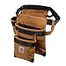 Carhartt Padded Tool Belt, Rugged Tool Belt with Tool & Fastener Storage Pockets, 7 Pocket, Carhartt Brown
