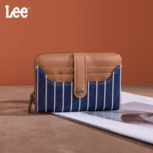 Montana West x Lee Credit Card Holder Wallet for Women Small Credit Card Case with RFID Blocking Zipper Coin Pouch Compact & Easy to Carry2