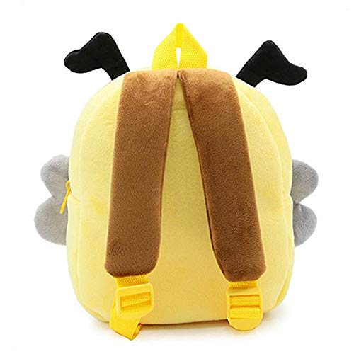 Kissourbaby Zoo Toddler Kids Backpacks Cute Plush Little Girls Boys Animal Backpacks(Bee) #TOP2