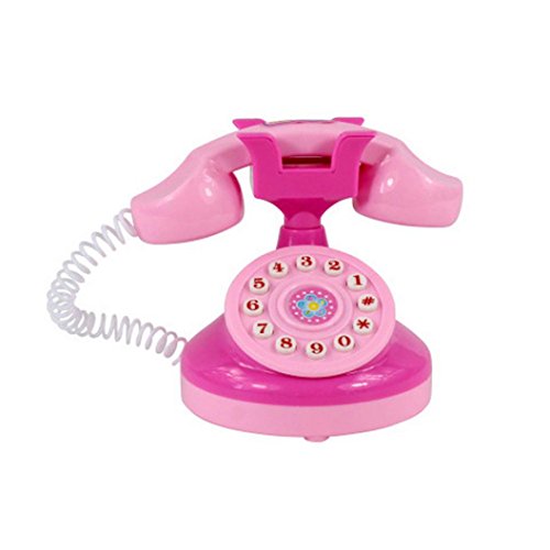 Preisvergleich Produktbild Oyedens Familienküche Baby Kid Entwicklungs Lernspielzeug Simulation HaushaltsgeräTe KüChe Spielzeug (Rosa Telefon)