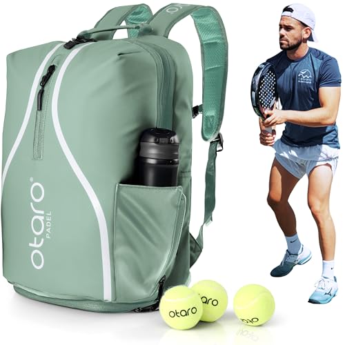Otaro Padel Tasche (35L) für 2 Padel Schläger und Padel Bälle (hell grün) Otaro Padel Tasche (35L) für 2 Padel Schläger und Padel Bälle (hell grün)