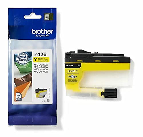Brother - LC426Y - Original - Cartouche d’Encre Jaune capacité Standard de 1500 Pages pour MFC-J4340DW, MFC-J4540DW et MFC-J4540DWXL
