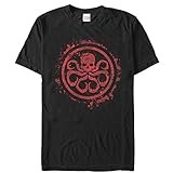 Men's Marvel Hail Hydra Logo T-Shirt - Black - X Large